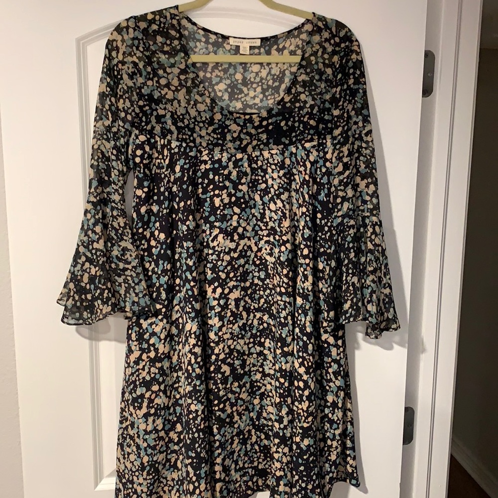 Colorful Paper Crown x Anthropologie mini dress